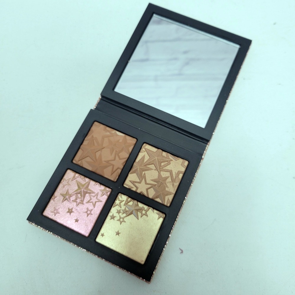 NEW MAC Star Dipped Face Compact Palette MEDIUM DEEP Highlighter Blush NO BOX - Picture 3 of 6